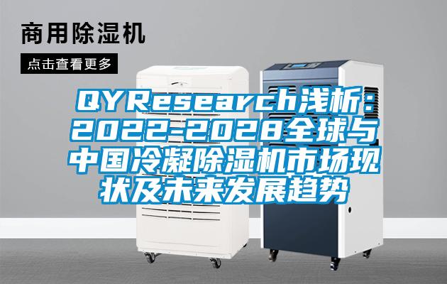 QYResearch浅析：2022-2028全球与中国冷凝除湿机市场现状及未来发展趋势