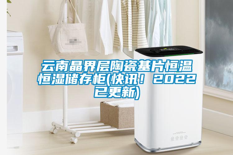 云南晶界层陶瓷基片恒温恒湿储存柜(快讯！2022已更新)