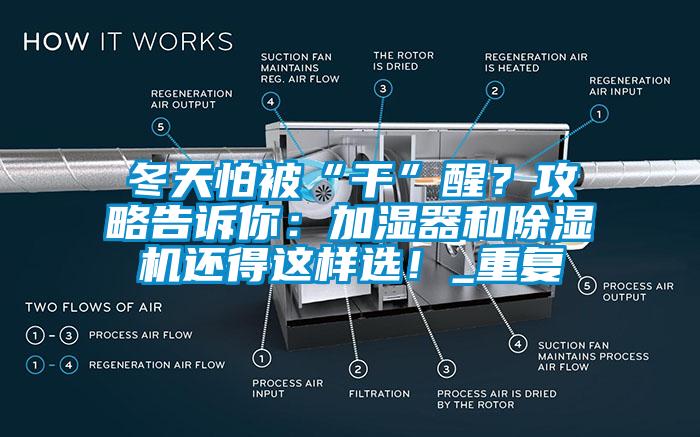 冬天怕被“干”醒？攻略告诉你：加湿器和除湿机还得这样选！_重复