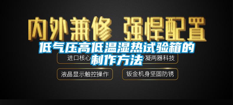 低气压高低温湿热试验箱的制作方法