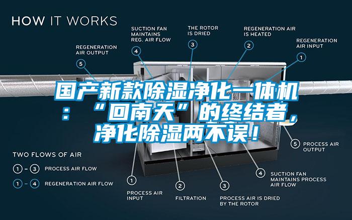 国产新款除湿净化一体机：“回南天”的终结者，净化除湿两不误！