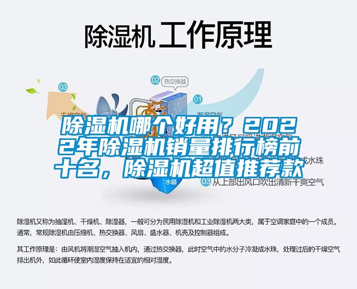 除湿机哪个好用？2022年除湿机销量排行榜前十名，除湿机超值推荐款