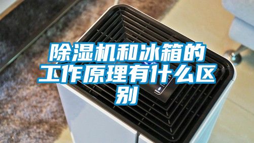 除湿机和冰箱的工作原理有什么区别