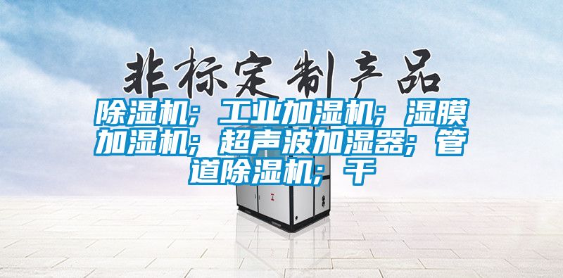 除湿机; 工业加湿机; 湿膜加湿机; 超声波加湿器; 管道除湿机; 干